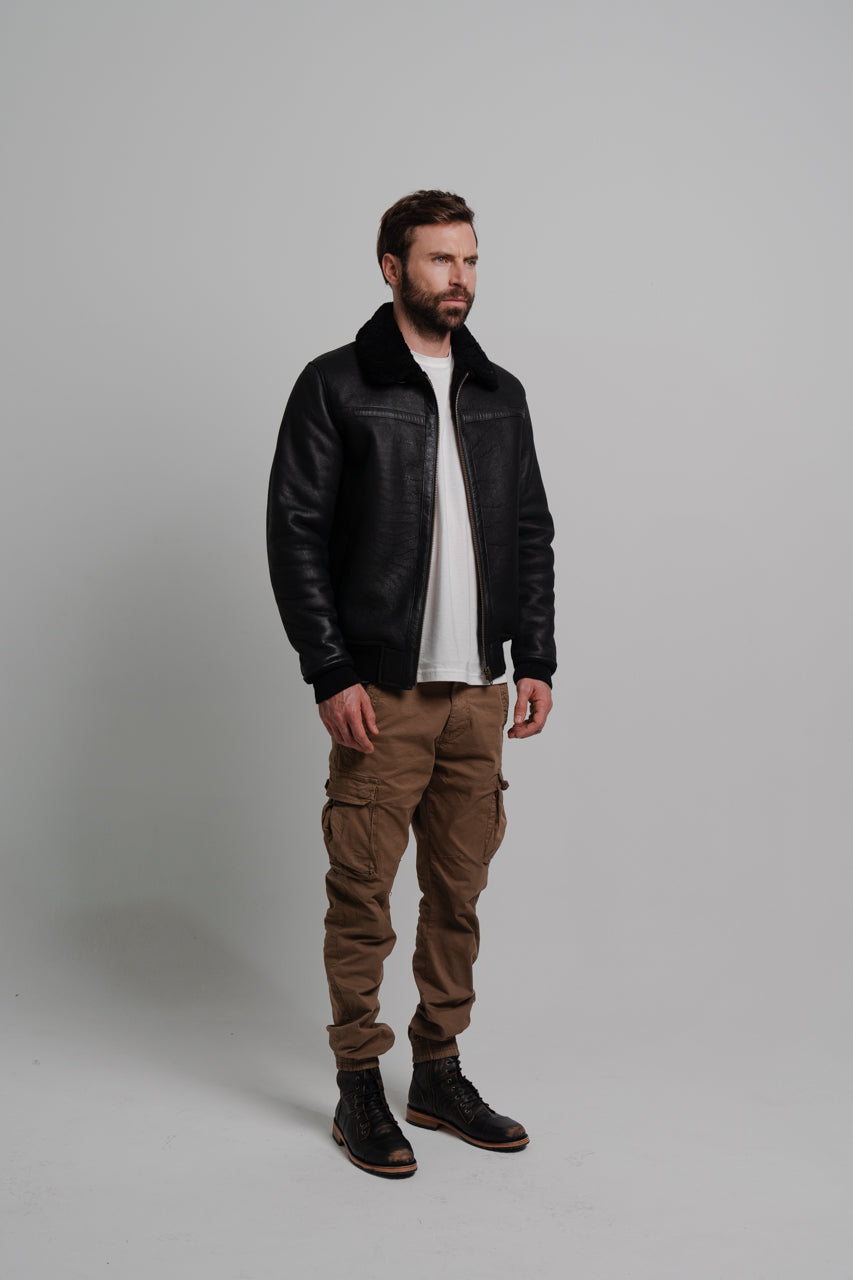 Leather Bomber