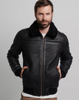 Leather Bomber